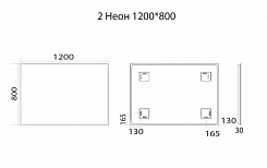 Misty Мебель для ванной Фостер 120 R прямая – фотография-2